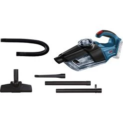 Bosch Akku-Staubsauger GAS 18V-1, Handstaubsauger (blau/schwarz, Ohne Akku Und Ladegerät)