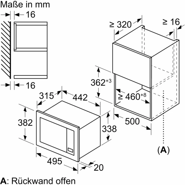 Bosch BFL523MB3 Serie | 2, Mikrowelle (schwarz) – Bild 5