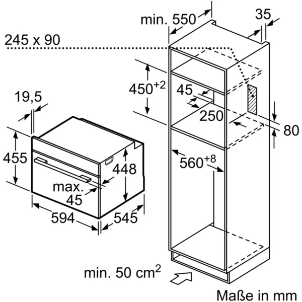 Bosch CFA634GS1 Serie | 8, Mikrowelle (silber) – Bild 4