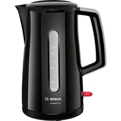 Bosch CompactClass TWK3A013, Wasserkocher (schwarz/grau, 1,7 Liter)
