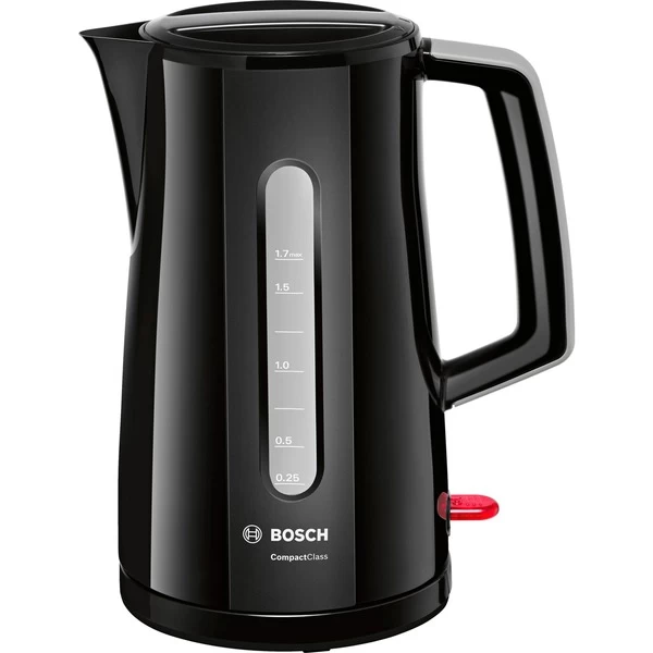 Bosch CompactClass TWK3A013, Wasserkocher (schwarz/grau, 1,7 Liter)