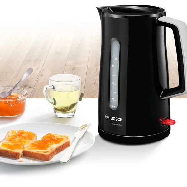 Bosch CompactClass TWK3A013, Wasserkocher (schwarz/grau, 1,7 Liter) – Bild 10
