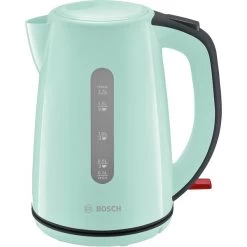 Bosch CompactClass TWK7502, Wasserkocher (türkis/schwarz, 1,7 Liter)