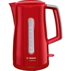 Bosch CompactClass TWK 3A014, Wasserkocher (rot, 1,7 Liter)