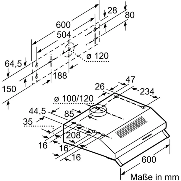 Bosch DUL63CC40 Serie | 4, Dunstabzugshaube (braun) – Bild 7