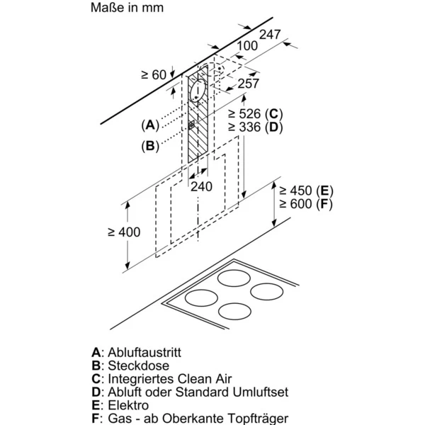 Bosch DWK67EM60 Serie | 2, Dunstabzugshaube (schwarz/edelstahl) – Bild 10