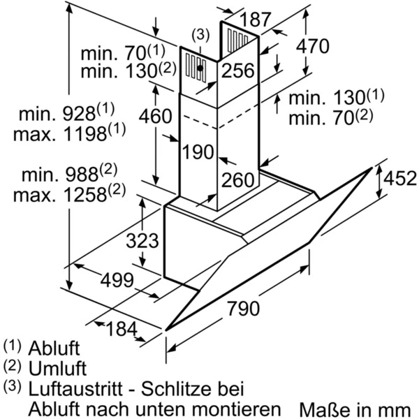 Bosch DWK87CM60 Serie | 4, Dunstabzugshaube (schwarz/edelstahl) – Bild 11