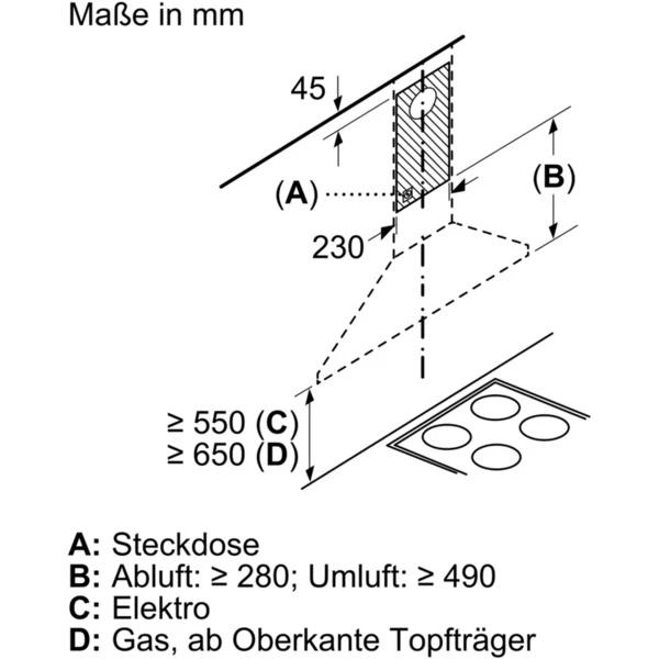 Bosch DWP64BC50 Serie | 2, Dunstabzugshaube (edelstahl) – Bild 7