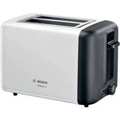 Bosch DesignLine TAT 3P421DE, Toaster (weiß/schwarz)