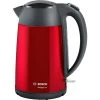 Bosch DesignLine TWK3P424, Wasserkocher (rot/grau, 1,7 Liter)