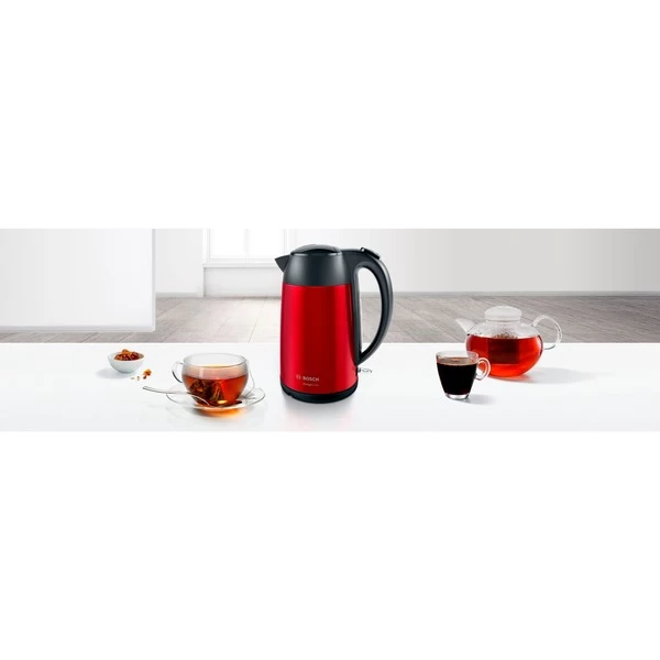 Bosch DesignLine TWK3P424, Wasserkocher (rot/grau, 1,7 Liter) – Bild 11