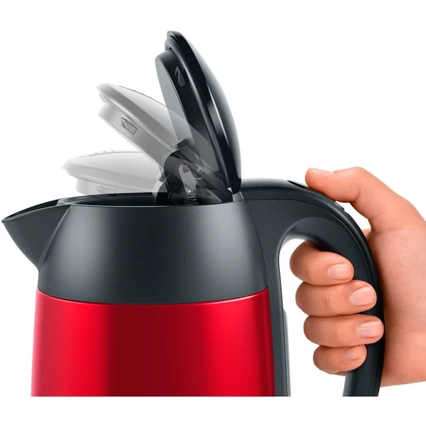 Bosch DesignLine TWK3P424, Wasserkocher (rot/grau, 1,7 Liter) – Bild 3