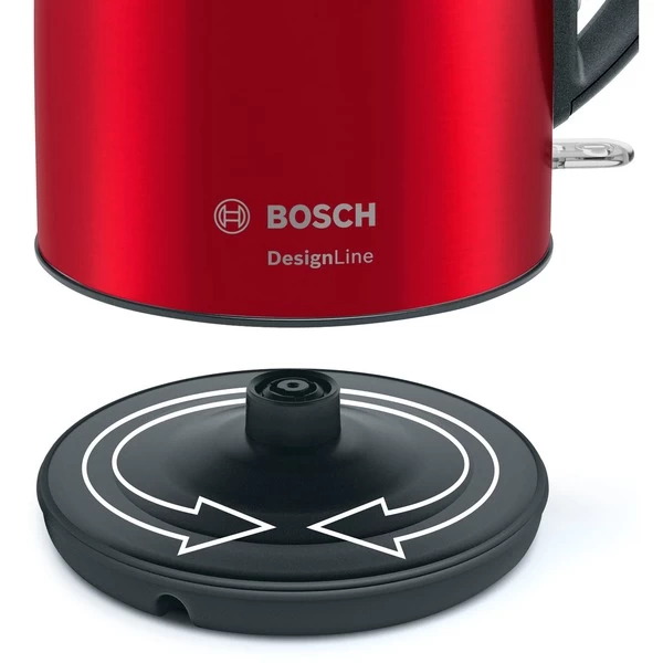 Bosch DesignLine TWK3P424, Wasserkocher (rot/grau, 1,7 Liter) – Bild 9