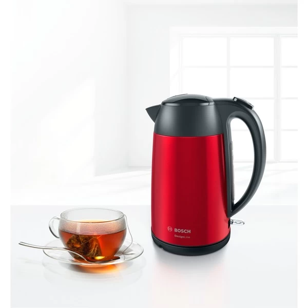 Bosch DesignLine TWK3P424, Wasserkocher (rot/grau, 1,7 Liter) – Bild 10