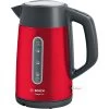 Bosch DesignLine TWK4P434, Wasserkocher (rot/grau, 1,7 Liter)