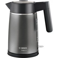Bosch DesignLine TWK5P475, Wasserkocher (grau/schwarz, 1,7 Liter)