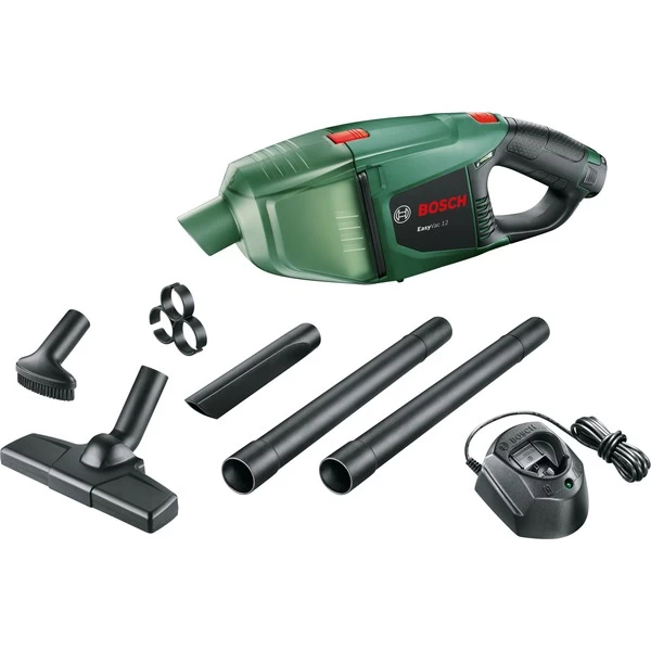 Bosch EasyVac 12, Handstaubsauger (grün, Mit Akku Und Ladegerät)