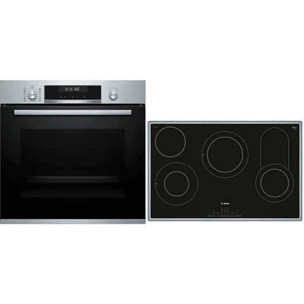 Bosch HBD672LS81, Backofen-Set (edelstahl/schwarz)