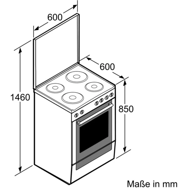 Bosch HQA050020 Serie | 2, Herdset (weiß) – Bild 7