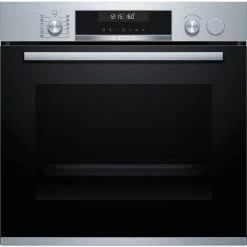 Bosch HRG5184S1 Serie | 6, Backofen (schwarz/edelstahl, Mit Dampfunterstützung)