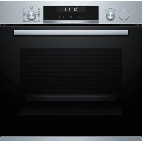Bosch HRG5184S1 Serie | 6, Backofen (schwarz/edelstahl, Mit Dampfunterstützung)