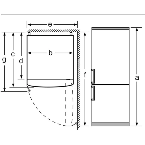 Bosch KGN36CZEA Serie | 2, Kühl-/Gefrierkombination (schwarz (matt)/grau, Vario Style (austauschbare Farbfronten)) – Bild 8