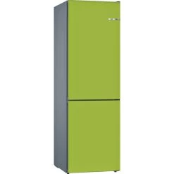 Bosch KVN39IHEA Serie | 4, Kühl-/Gefrierkombination (limette/grau, Vario Style (austauschbare Farbfronten))