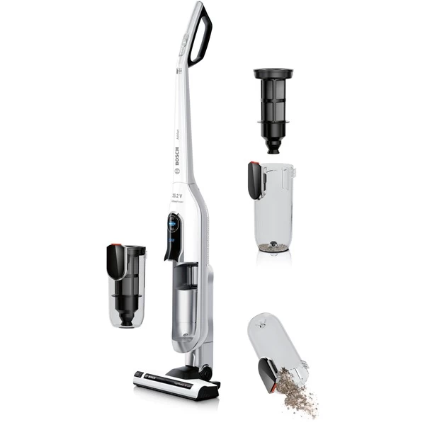 Bosch Kabelloser Handstaubsauger Athlet 25.2V, Stielstaubsauger (weiß) – Bild 5