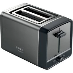 Bosch Kompakt-Toaster DesignLine TAT5P425DE (grau/schwarz)