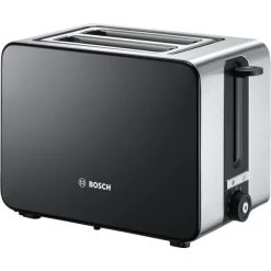 Bosch Kompakt-Toaster TAT7203 (schwarz/silber)