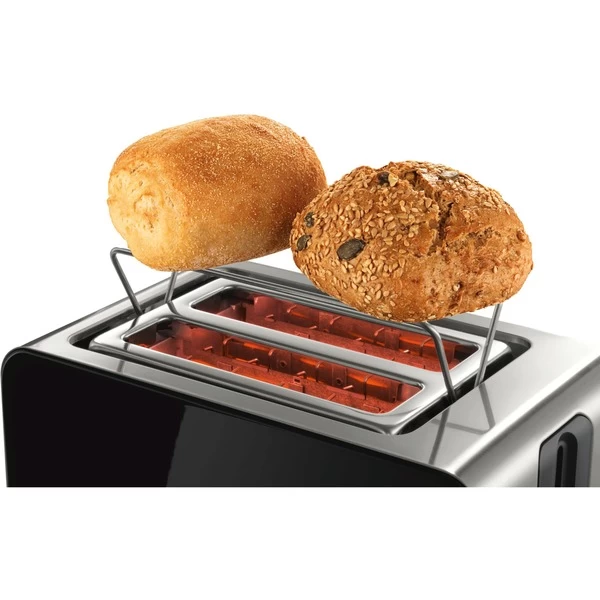 Bosch Kompakt-Toaster TAT7203 (schwarz/silber) – Bild 3