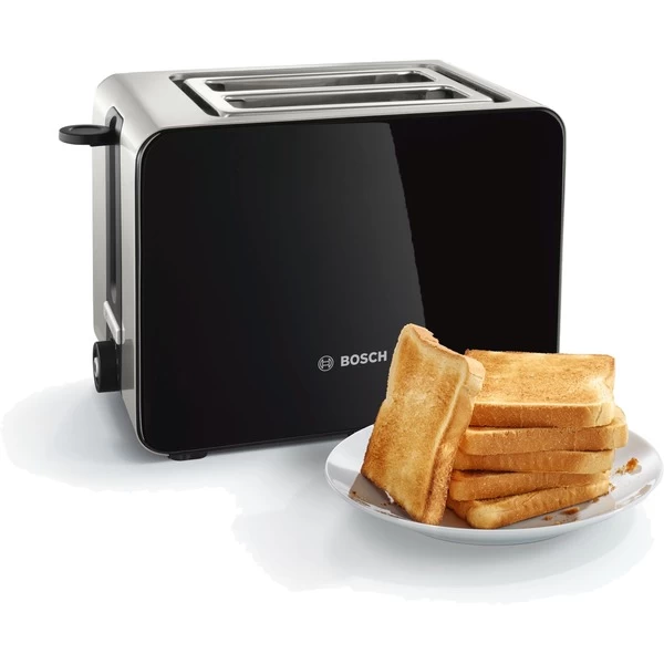 Bosch Kompakt-Toaster TAT7203 (schwarz/silber) – Bild 6