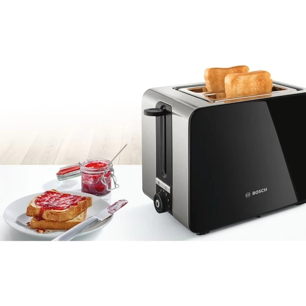 Bosch Kompakt-Toaster TAT7203 (schwarz/silber) – Bild 9