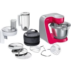 Bosch MUM58420, Küchenmaschine (pink/silber)