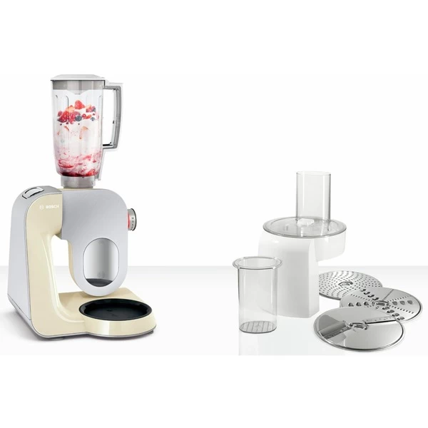 Bosch MUM58920, Küchenmaschine (creme/edelstahl) – Bild 3