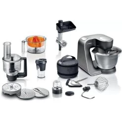 Bosch MUM59M55, Küchenmaschine (schwarz (glänzend)/grau)