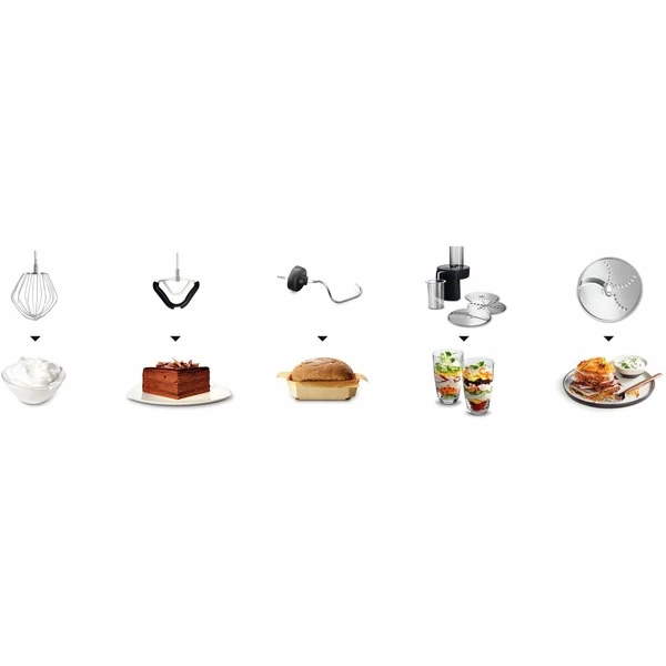 Bosch MUM59N26DE, Küchenmaschine (schwarz) – Bild 4