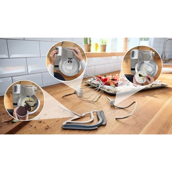 Bosch MUM5XL72, Küchenmaschine (grau/silber, Integrierte Waage) – Bild 8