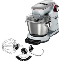 Bosch OptiMUM MUM9AX5S00, Küchenmaschine (silber, Mit Profi-Patisserie-Set)
