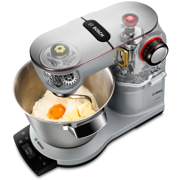 Bosch OptiMUM MUM9AX5S00, Küchenmaschine (silber, Mit Profi-Patisserie-Set) – Bild 6