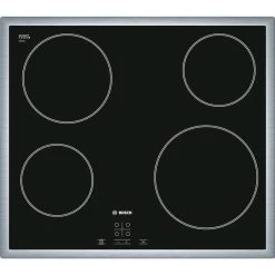Bosch PKE645D17E Serie | 4, Autarkes Kochfeld (schwarz/edelstahl)