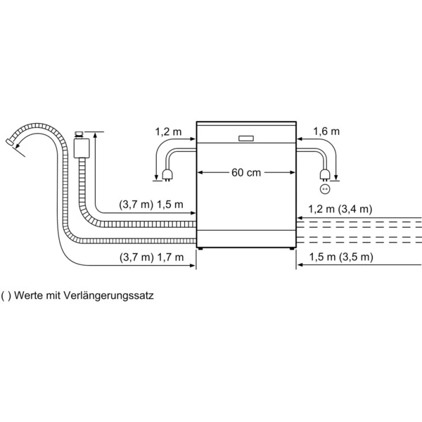 Bosch SMS4ECW14E Serie | 4, Spülmaschine (weiß, Home Connect) – Bild 8