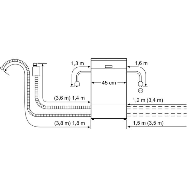 Bosch SPU2XMS01E Serie | 2, Spülmaschine (edelstahl, Home Connect) – Bild 9