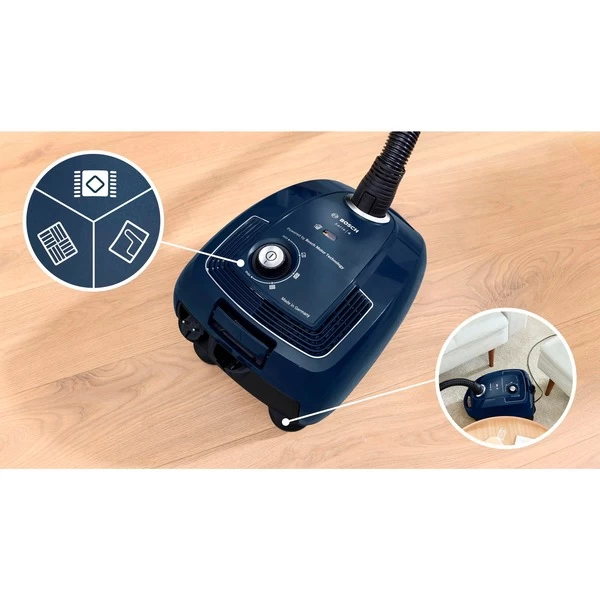 Bosch Serie | 4 BGD38BU2, Bodenstaubsauger (dunkelblau) – Bild 6