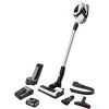 Bosch Serie | 8 Unlimited BBS812PCK, Stielstaubsauger (weiß, POWER FOR ALL ALLIANCE, 2x Li-Ion 18V Akkupack)