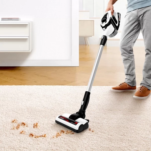 Bosch Serie | 8 Unlimited BBS812PCK, Stielstaubsauger (weiß, POWER FOR ALL ALLIANCE, 2x Li-Ion 18V Akkupack) – Bild 17