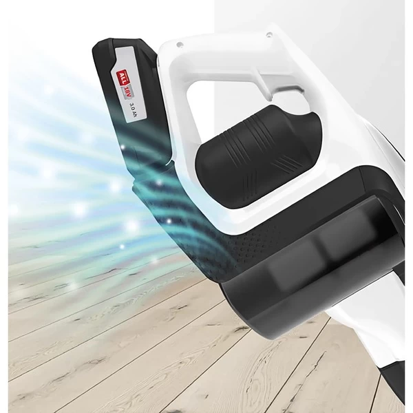 Bosch Serie | 8 Unlimited BBS812PCK, Stielstaubsauger (weiß, POWER FOR ALL ALLIANCE, 2x Li-Ion 18V Akkupack) – Bild 10