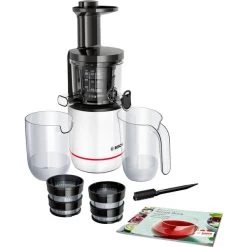 Bosch Slow Juicer VitaExtract MESM500W, Entsafter (weiß/schwarz)