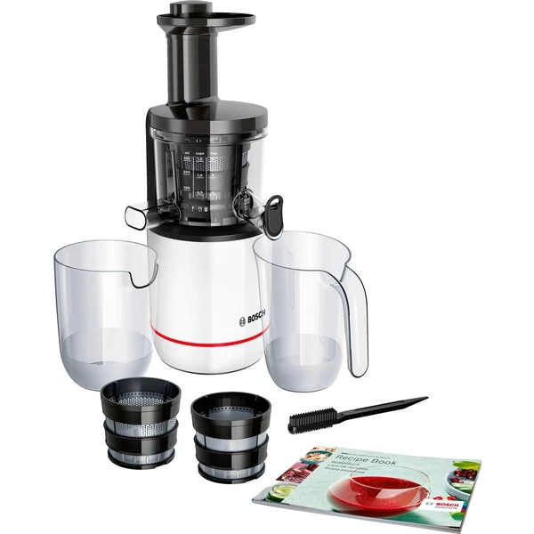 Bosch Slow Juicer VitaExtract MESM500W, Entsafter (weiß/schwarz)