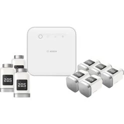 Bosch Smart Home Aktionspaket "Smartes Heizen VI", Set (1x Smart Home Controller II , 8x Heizkörper-Thermostat II)